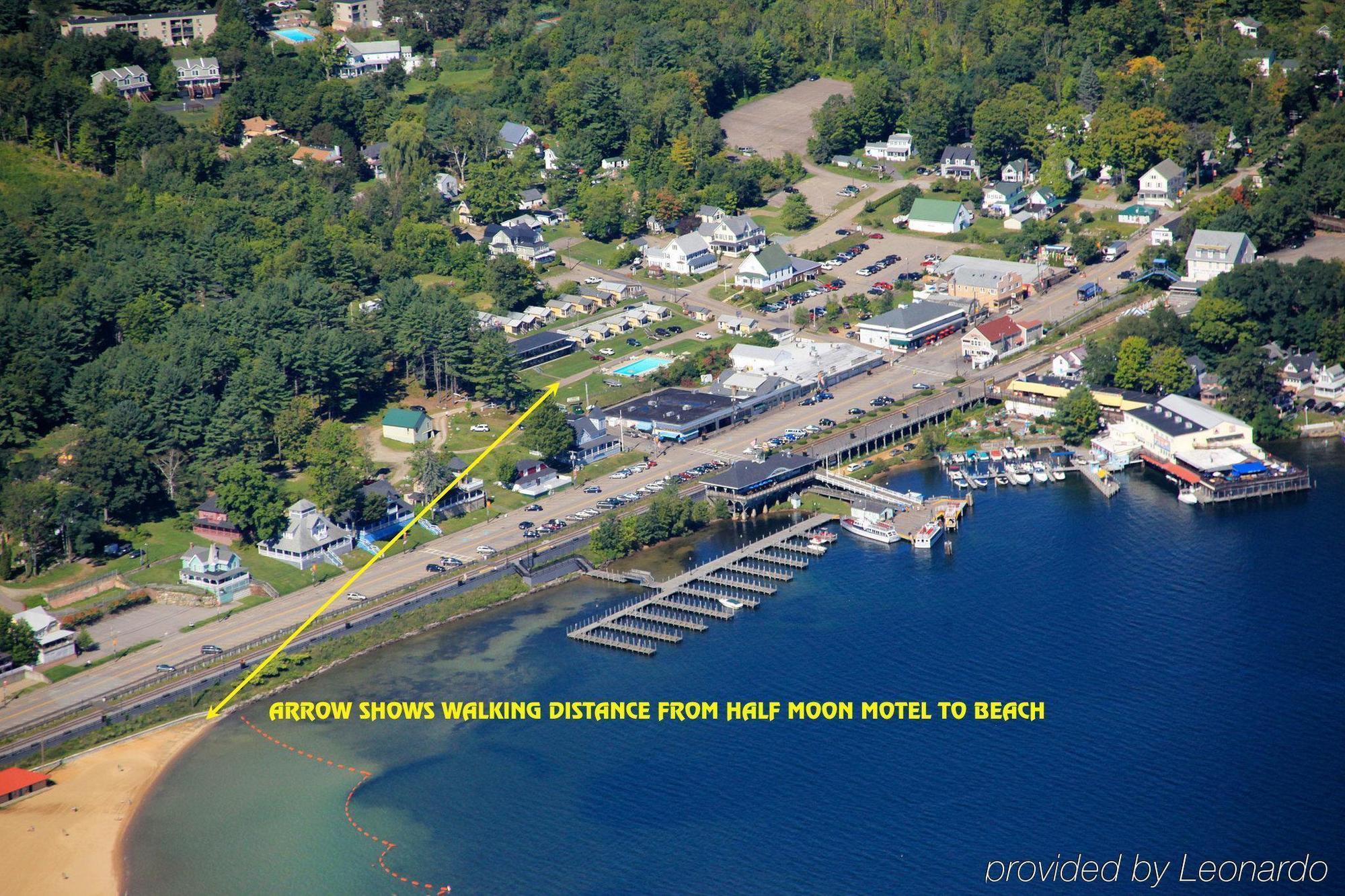 Half Moon Motel & Cottages Weirs Beach Bagian luar foto
